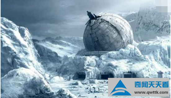 南极卫星拍到地下城市